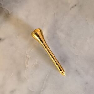 Vintage Gold Leafed Golf Tee- One Tee- Golf Enthusiast/Collector